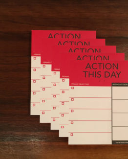 Action This Day Pad: Set of 5